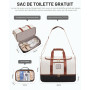 LOVEVOOK Sac de voyage pour femme - Sac de voyage Weekender - Avec trousse de toilette, compartiment à chaussures et compartimen