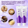 Lot de 2 dentifrices SP-7 violets, blanchiment des dents, dentifrice probiotique, dentifrice blanchissant intensif pour dents se