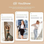 YouShow Culottes Femmes Coton Taille Haute Lot de 5 Slips Elasticité Ventre Plat