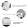 WYAN 1Pcs Boîte à Piles en Plastique,Boîtier de Rangement de Batterie Transparent,Rangement Piles pour 60pcs AA+40pcs AAA Pile B