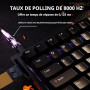 ATTACK SHARK X68 HE Clavier 8000Hz Rapid Trigger, Clavier Gamer Filaire RGB 60% avec Précision RT de 0,01 mm avec Interrupteur M