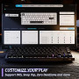 ATTACK SHARK X68 HE Clavier 8000Hz Rapid Trigger, Clavier Gamer Filaire RGB 60% avec Précision RT de 0,01 mm avec Interrupteur M