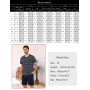 Bresdk Pyjama Homme Court Ensembles de Pyjamas Coton Été Vêtements De Détente Deux Pièces Confortable Doux S-3XL