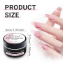 Sularpek Gel Construction Ongle UV, 15 ml Gel Ongle UV, Gel de Construction Ongle, Base Gel UV Ongles pour Nail Art, Nail Extens