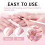 Sularpek Gel Construction Ongle UV, 15 ml Gel Ongle UV, Gel de Construction Ongle, Base Gel UV Ongles pour Nail Art, Nail Extens