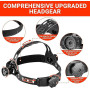 DEKO Masque Soudure: Grand écran de Vue Auto Darkening Casque de Soudage à énergie Solaire, avec Batterie Remplaçable, Longue Du