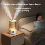 Homvana Humidificateur d'Air bébé, 3.6 L Cool Mist Top-Fill, 16dB Silencieux, 34H Durable Humidificateu Chambre, Plante, BPA Fre