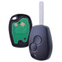 ANGOFIZ Clé Vierge ID46 Electronique à Programmer 2 Boutons Compatible avec Renault Clio 3, Master 3, Kangoo 2, Twingo 2, Wind,