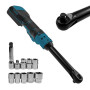 Clé à cliquet sans fil 3/8" pour Makita batterie 18 V, jeu de clés à cliquet électriques rallongé de 16cm avec lumière LED, doui