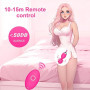 Qoosea Oeuf Vibrant Sex Toys Vibrateur Bullet Vibromasseur, Bullet Vibromasseurs avec 10 Modes Vibration, Œuf Vibrant du Clitori
