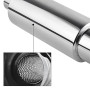 Krtopo 2,5 Pouces/63MM d'admission d'échappement en Acier Inoxydable Turbo d'échappement de Voiture Boîte Arrière Tube d'échappe