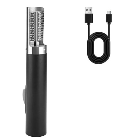 IDAMAKON Écailleur de poisson électrique en acier inoxydable avec protection et interrupteur intelligent IPX7, 125 W 20 000 tr/m