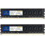 Timetec 16 Go KIT(2x8Go) DDR3 / DDR3L 1333 MHz PC3-10600 Non-ECC Unbuffered 1,5 V / 1,35 V CL9 2Rx8 Faible densité Double rangée