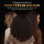SI SHINY - Lisseur Cheveux Professionnel - Plaques en Titane – Jusqu'a 250°C – Technologie lissage & soin – Chauffe Rapide – Usa