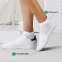 YouShow 10 Paires Chaussettes Basses Homme Femme, Coton Courtes Chaussettes Basses, Sport Respirant Antiderapante Socquettes