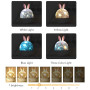 URAQT Veilleuse Enfant Lampe Etoile Projecteur, Veilleuse Bébé, Lampe Etoile Projecteur Veilleuse Enfant, 360°Rotation Telecomma