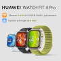 HUAWEI Watch FIT 4 Pro Montre connectée, Ultra-Fine, 1.82" Écran Verre Saphir, Bordure en Alliage de Titane, Suivi de la santé,