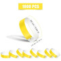 1000pcs Bracelets en Papier, Imperméables Bracelet d'Identification Bracelets pour Événements Bracelet Entrée Soirée pour Festiv