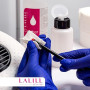 LALILL 500 Tampons - Tampons non pelucheux pour Cleaner, Aceton Remover - Lingettes Nageldesign Manucure - cellulose sans peluch