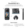 Insta360 X4 Air Pack démarrage Noir Graphite - Caméra 360 8K, Appareil Photo vidéo étanche léger 165g, Perche à Selfie Invisible