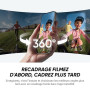 Insta360 X4 Air Pack démarrage Noir Graphite - Caméra 360 8K, Appareil Photo vidéo étanche léger 165g, Perche à Selfie Invisible