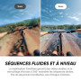 Insta360 X4 Air Pack démarrage Noir Graphite - Caméra 360 8K, Appareil Photo vidéo étanche léger 165g, Perche à Selfie Invisible