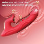 Keytuo Vibromasseurs Feminin Sex Toys, Sex Toýs Femme 4EN1 Léchage Gode Vibro-masseur va et Vient 10 Modes de Vibrations, Silen