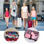 OSDUE Organisateur de Voyage, Lot de 9 Organiseurs de Bagage pour Voyage,Différents Tailles des Cubes Étanche Sacs de Voyage Ran
