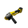 Nemura Meuleuse d'Angle Électrique Sans Fil 20V - Outil Moteur Sans Balais Brushless - avec 3 Disques 125 mm, 1 Clé à Molette, 1