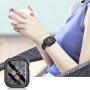 HANKN 6 Pièces Dur Coque pour Apple Watch Series 11 10 46mm Protecteur Films D'écran Verre Trempé, Couverture Complète Antichoc 