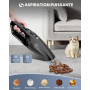 SERVOMASTER Aspirateur à Main, Aspirateur Voiture Puissant sans Fil avec Filtre HEPA Lavable et Accessoires Multifonctions, Aspi