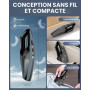 SERVOMASTER Aspirateur à Main, Aspirateur Voiture Puissant sans Fil avec Filtre HEPA Lavable et Accessoires Multifonctions, Aspi