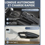 SERVOMASTER Aspirateur à Main, Aspirateur Voiture Puissant sans Fil avec Filtre HEPA Lavable et Accessoires Multifonctions, Aspi