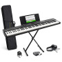 Alesis Piano Numérique 88 Touches avec 480 Sons, Haut-Parleurs, MIDI USB, Sac de Transport, Support, Casque, Pédale et Leçons po