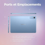Lenovo Tab - Tablette Tactile 10.1'' WUXGA (MediaTek Helio G85, 8Coeurs, RAM 4Go, 128Go eMMC 5.1, Android 14, Wifi5 + Bluetooth)