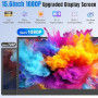 siaviala Ecran Portable 15.6”, 1080P FHD Triple Moniteur Portable pour PC Portables, Ultra-Fin Extension d'écran pour PC Portabl