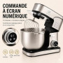 Royal Swiss ® Robot Pâtissier Professionnel 16L XXXXL 2800W, grande capacite - 12 Vitesses + Timer, Bol Inox, Ultra Puissant Pai