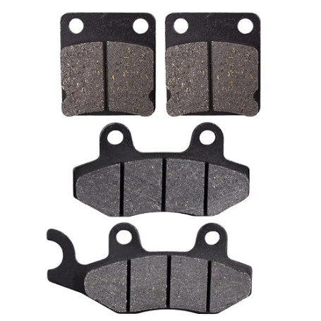 AHL 2 paires Motocyclette Plaquettes de Frein Avant/Arrière Compatible avec MASH Café Racer 125 2014-2016/ Seventy Five 125 2014