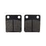 AHL 2 paires Motocyclette Plaquettes de Frein Avant/Arrière Compatible avec MASH Café Racer 125 2014-2016/ Seventy Five 125 2014