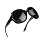 Joopin Lunettes de Soleil Polarisees Femme Grande Taille Style Rétro Tendance pour Conduite et Voyage Protection UV400
