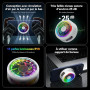 Black Shark FunCooler 6 Refroidisseur Telephone Magnétique, ventilateur telephone portable avec éclairage RGB, Contrôlable via A
