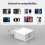 2Pcs Chargeur USB C, Prise Rapide 20W Replacement for iPhone 16 15 14 13 12 11 Pro Max SE XS XR 8 7 6S Plus Mini SE, Pad, Galaxy