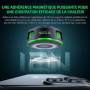 Black Shark FunCooler 6 Refroidisseur Telephone Magnétique, Ventilateur Telephone Portable avec éclairage RGB, Contrôlable Via A