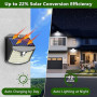 Giliwosy Lampe Solaire Exterieur, 【Lot de 6】 Lumière Solaire Extérieure, 3 Modes IP65 Étanche - Éclairage Extérieur Solaire pour