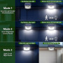 Giliwosy Lampe Solaire Exterieur, 【Lot de 6】 Lumière Solaire Extérieure, 3 Modes IP65 Étanche - Éclairage Extérieur Solaire pour