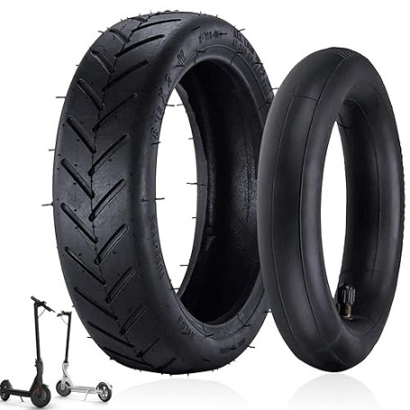 8,5 Pouces Pneus Trottinette 50 75-6.1, Roue Trottinette Electrique 8 1/2 x2, Chambre à Air pour Trottinette Xiaomi M365 1S MI P
