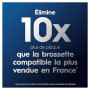 Oral-B Brossettes de Rechange Cross Action, lot de 10, Noires – Recharges Brosse à Dents Électrique Pro, Filaments pour Eliminer
