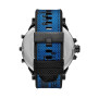 Diesel Montre, Mr. Daddy pour Homme, Mouvement Multifonctionnel à Quartz avec Bracelet en Cuir, synthétique ou Silicone