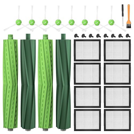 22 pièces d'accessoires pour aspirateur iRobot Roomba i7 i7+ j7 j7+/Plus i3 i3+ i4 i4+ i6 i6+ i8 i8+ E5 E6 E7, pièces de rechang