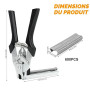 Pince pour Grillage et Clôture - Agrafe, Anneaux - Outil Polyvalent